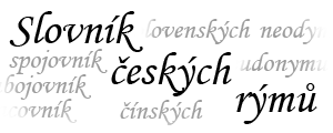 Slovník českých rýmů - logo